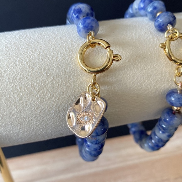 African Sodalite Bracelet - Picture 12 of 12